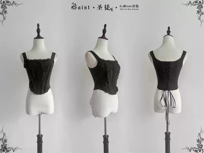 LeMiroir - Saint - Gothic Lolita Bolero Skirt Mermaid Dress Corset