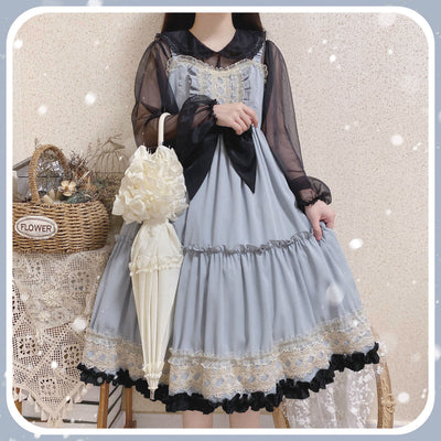 Eye of  White Crow - Dairy Lolita Dress Hot Girl JSK