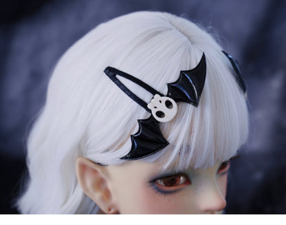 Strange Sugar - Gothic Hair Accessories Set Skulls Sharks Lolita Clips Headbands