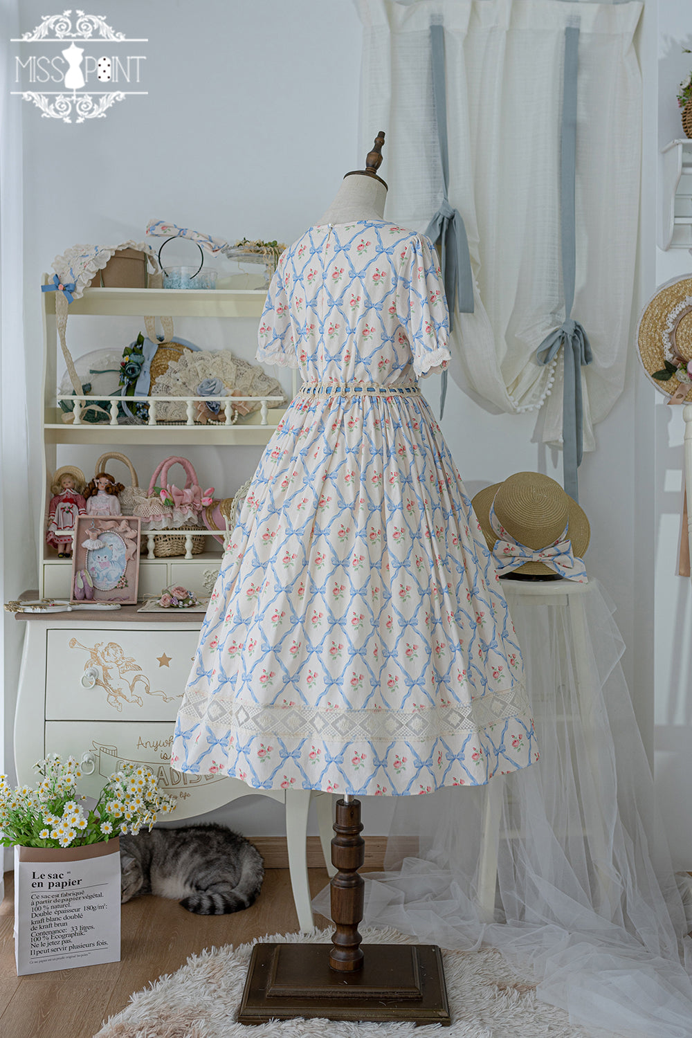Miss Point - Happy Summer Elegant Lolita Floral OP Dress