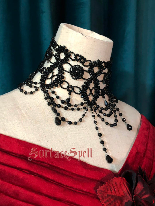 Surface Spell - Downton Abbey - Gothic Lolita Beads Choker