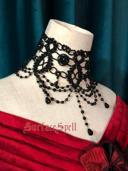 Surface Spell - Downton Abbey - Gothic Lolita Beads Choker