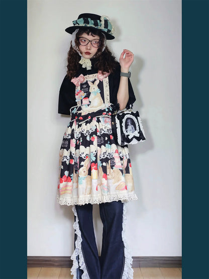 Dark Star Island - Honey Bunny Cake - Sweet Lolita JSK/OP/Strap SK/Shirt