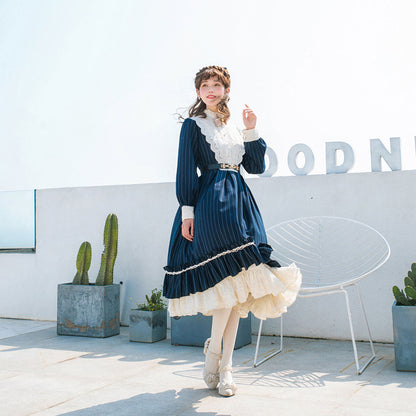 Miss point - Rose Silhouette - Vintage Classic Lolita OP