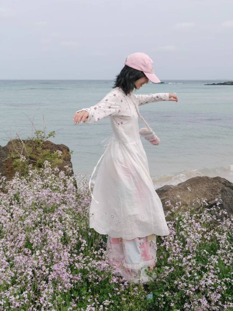 Floral long sleeve T-shirt【s0000008348】