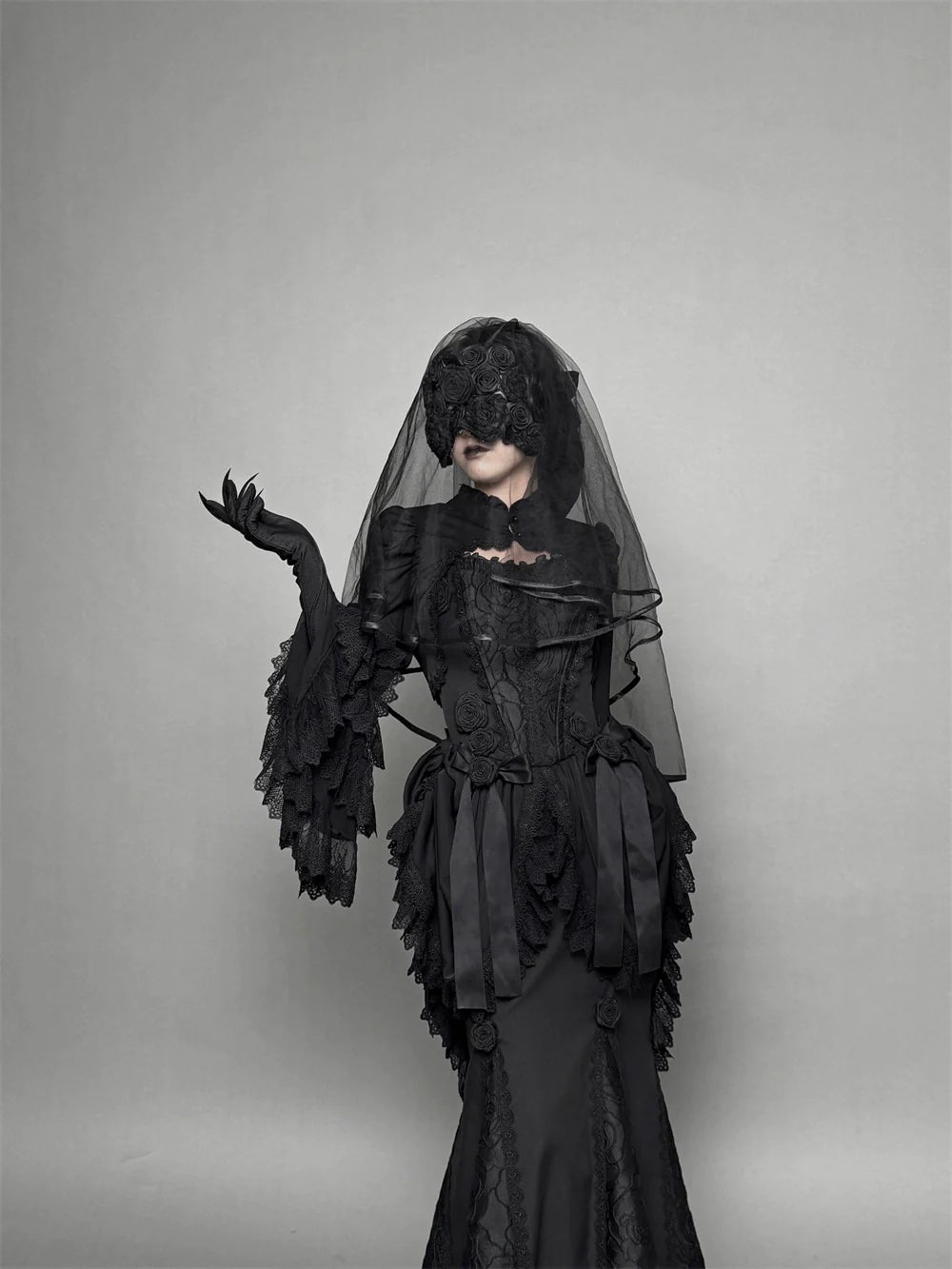 LeMiroir - Saint - Gothic Lolita Bolero Skirt Mermaid Dress Corset