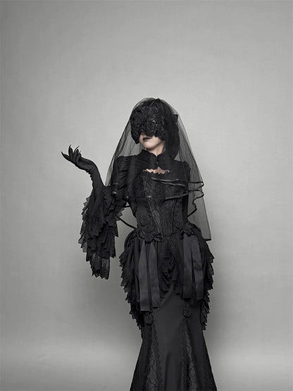 LeMiroir - Saint - Gothic Lolita Bolero Skirt Mermaid Dress Corset