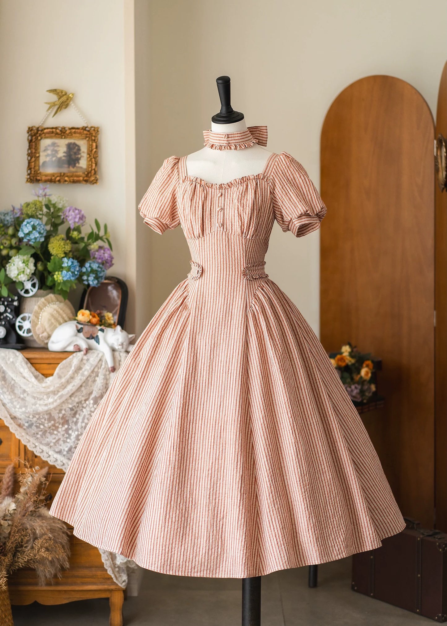 Forest Wardrobe - Chantilly Forest - Classic Lolita OP Dress With Square Neck & Underskirt