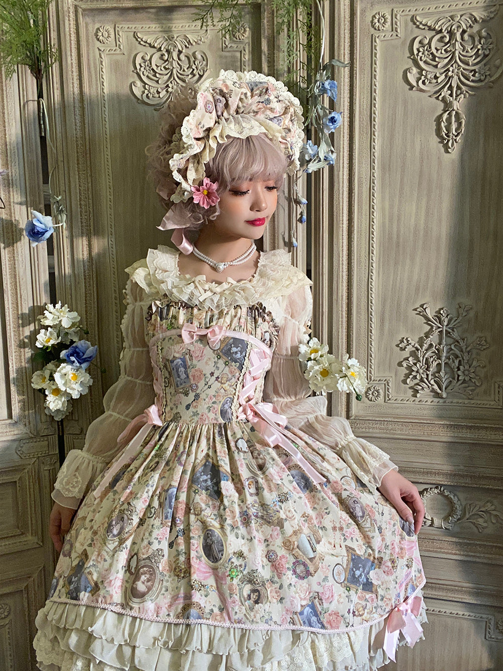 Miss Point - The Sally Gardens - Lotus Root Sleeve Lolita Blouse