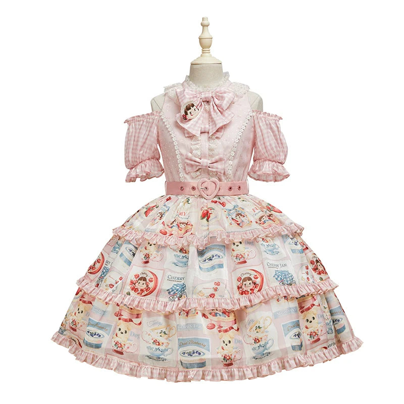 Summer Fairy - IP Collab Kawaii Lolita Dresses OP Home Wear Salopette Cardigan SK