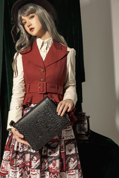 Frogic Studio - Magic Pharmacy - Vintage Lolita Vest Retro High-Waisted Lolita Vest