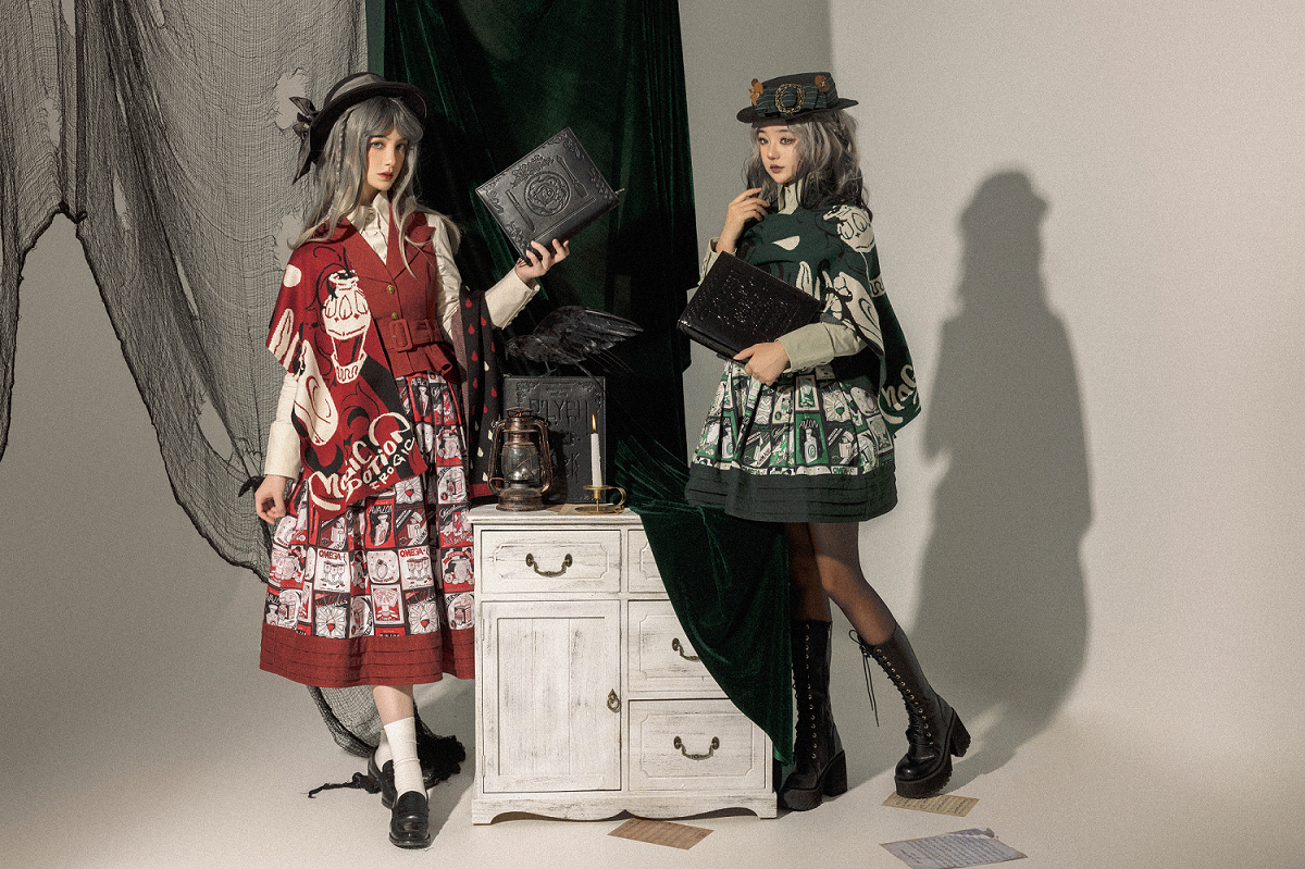 Frogic Studio - Magic Pharmacy - Vintage Lolita Vest Retro High-Waisted Lolita Vest