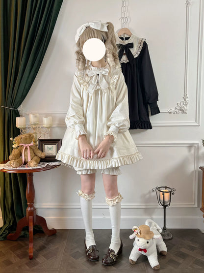 Uncle's Workshop - Lullaby - Cotton Lolita OP Dress Kawaii Lolita Bloomers