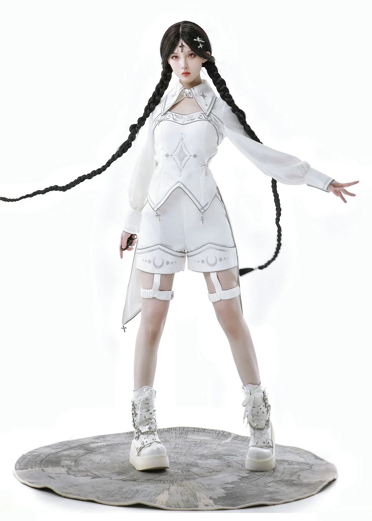 Cornfield Lolita - Bionic Dimension - Cyber-Lolita Techwear Cloak Set