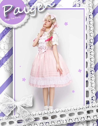 Magic Tea Party - Cute Lolita Jumper Dress Multicolors JSK