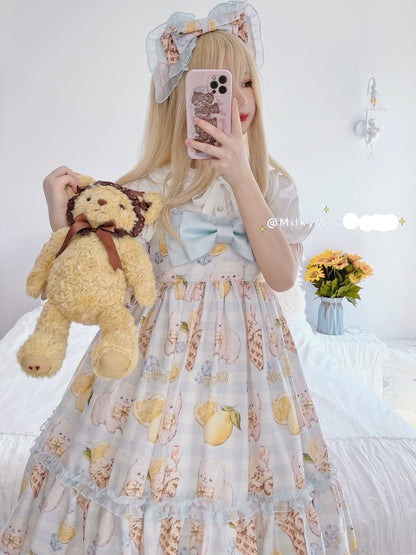 Milky Way - Lemon Puppy Lolita JSK Dress