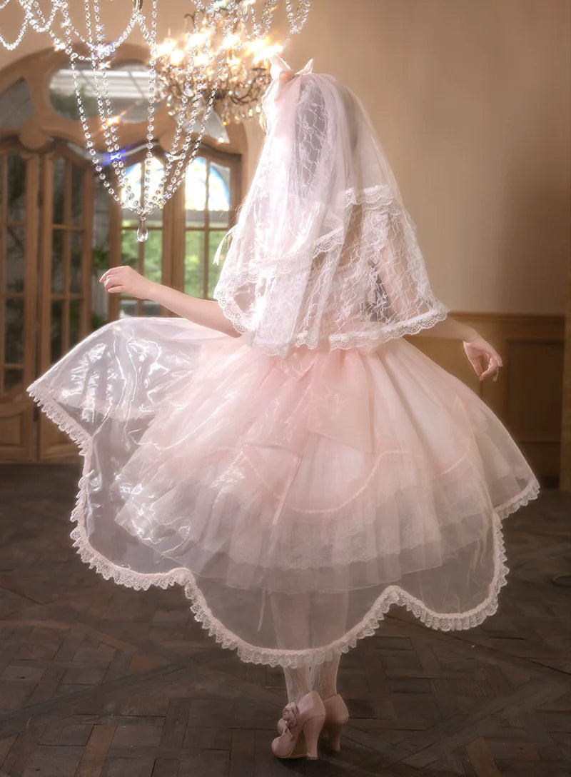 Mewroco - Candy Flavor - Gorgeous Sweet Lolita Dress, Lace & Petal Hem