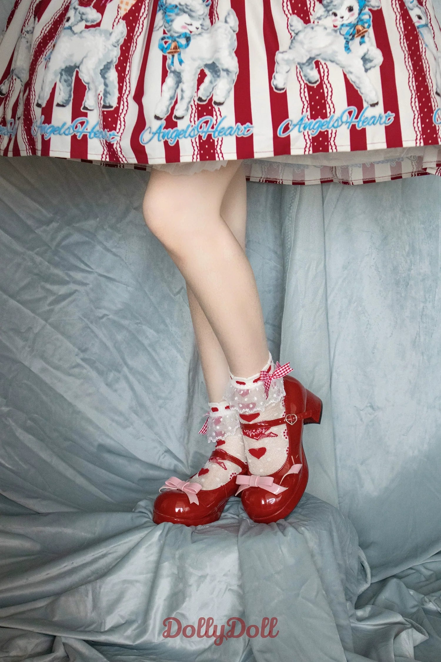 Dolly Doll - Lovers' Gift - Round Toe Middle Heel Mary Jane Lolita Shoes