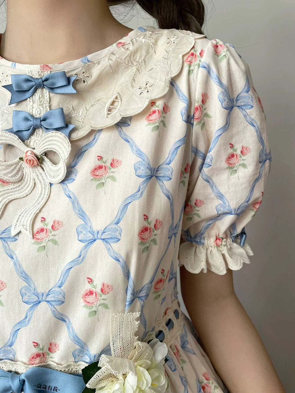 Miss Point - Customized Elegant Lolita OP Dress Cute Daily Girl Short Lolita Dress