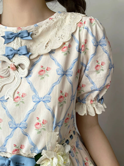 Miss Point - Customized Elegant Lolita OP Dress Cute Daily Girl Short Lolita Dress