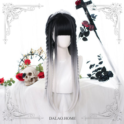 Dalao Home - Nightmare - Long Straight Natural Gradient Lolita Wig