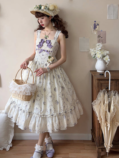 Miss Point - Customized Wood Rose 2.0 Elegant Vintage Jumper Dress