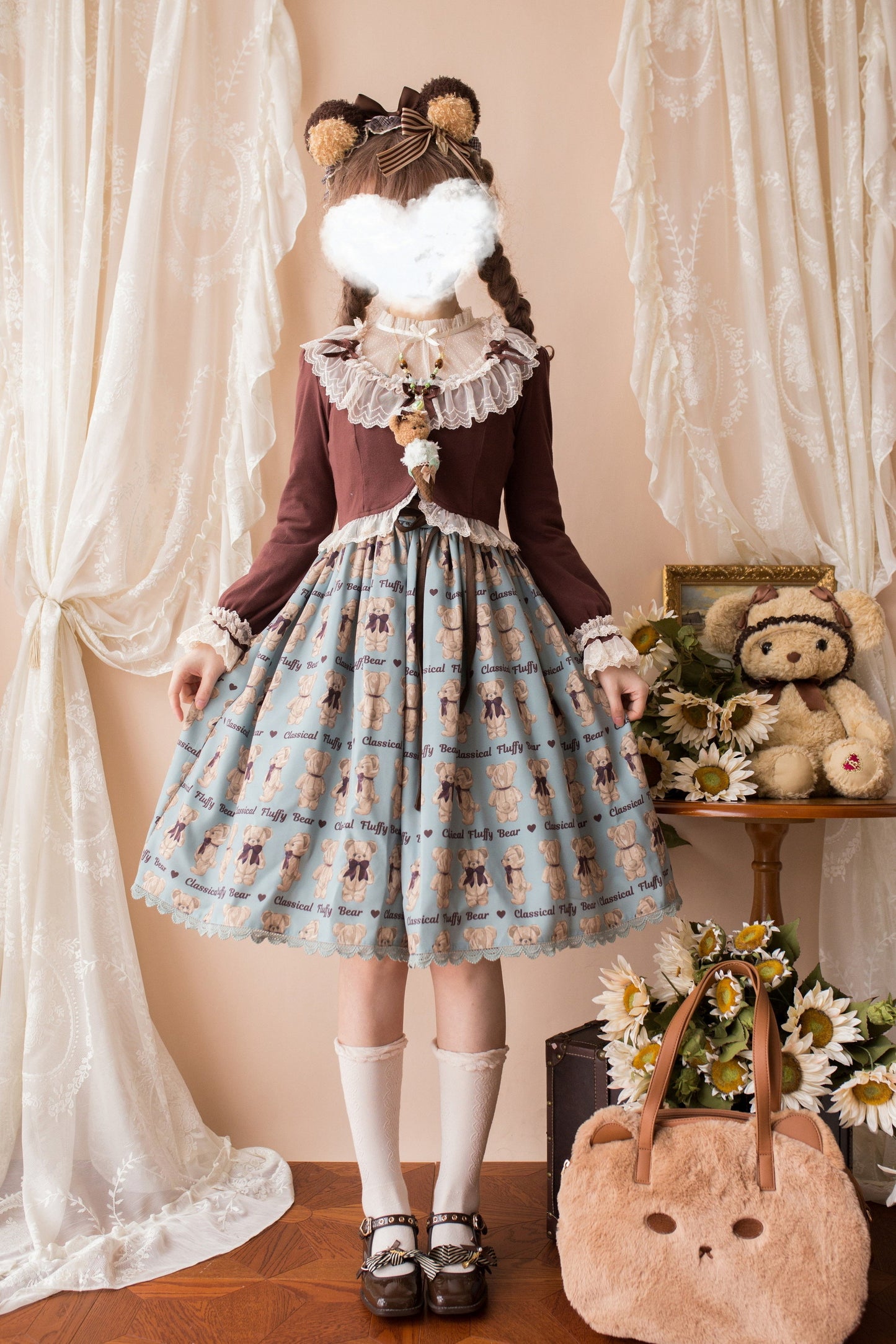 Unideer - Prelude - Elegant Lolita Bolero Jacket with Lace Ruffle Frill