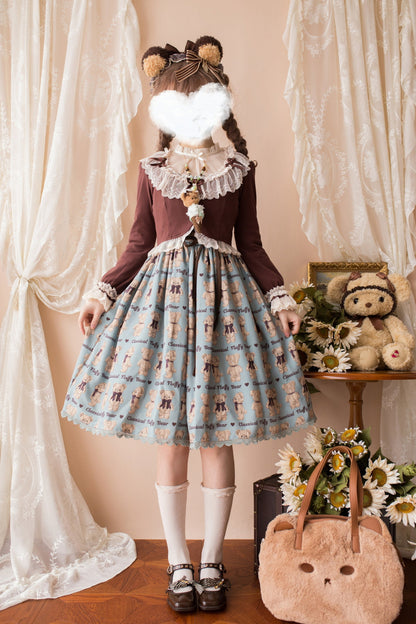Unideer - Prelude - Elegant Lolita Bolero Jacket with Lace Ruffle Frill