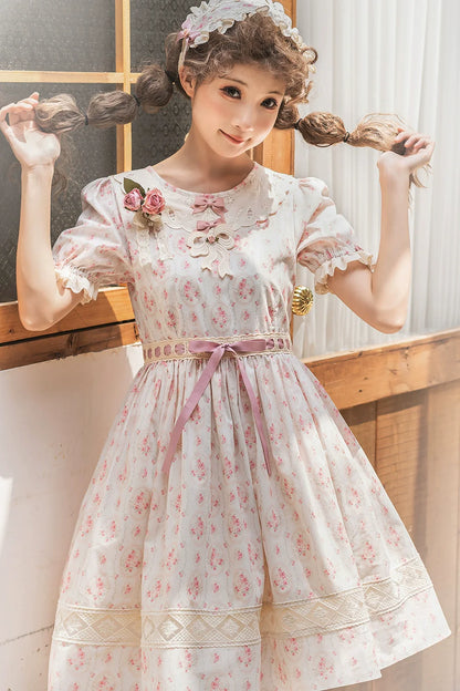Miss Point - Customized Elegant Lolita OP Dress Cute Daily Girl Short Lolita Dress