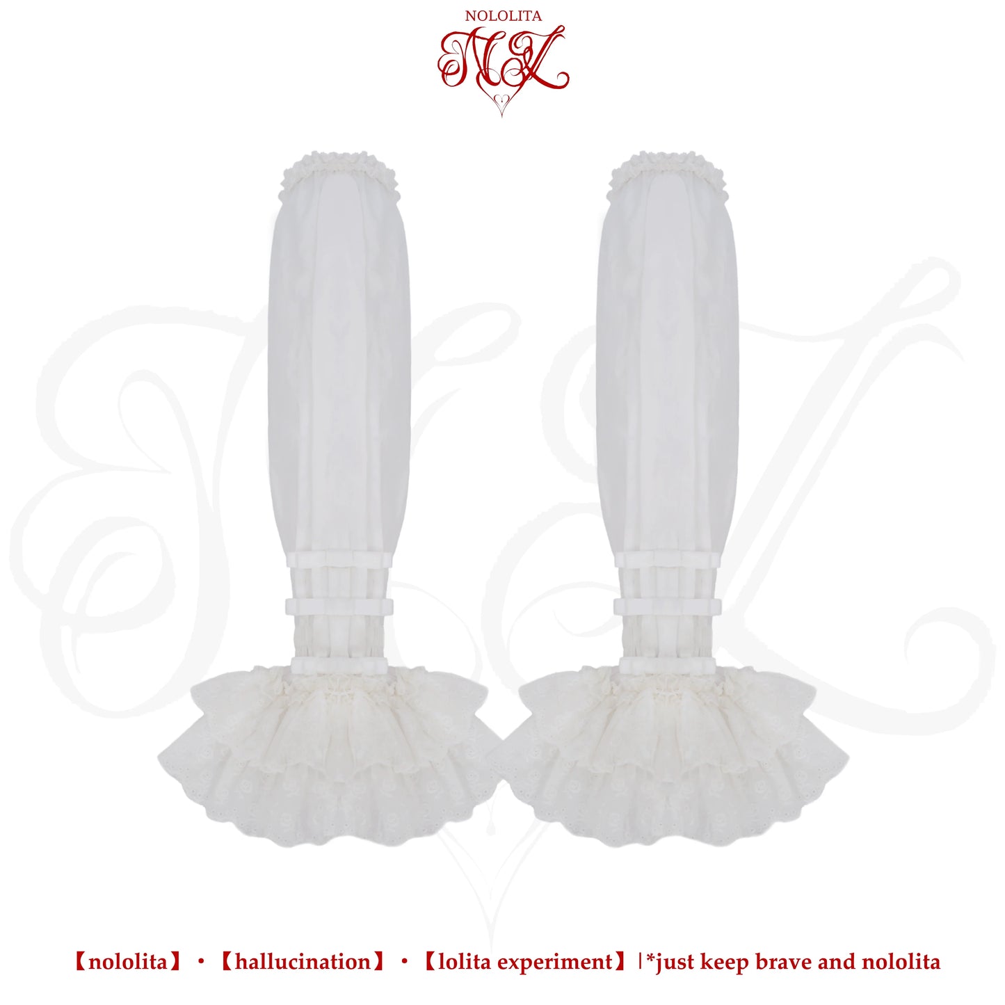 Nololita - Nightingale - Old School Lolita Shirt with Detachable Sleeves