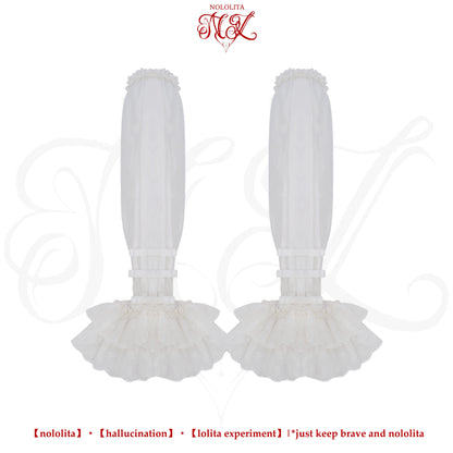 Nololita - Nightingale - Old School Lolita Shirt with Detachable Sleeves