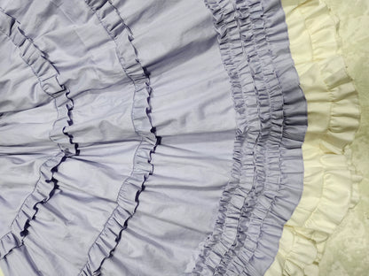 WangYan&Summer - Sweet Lolita Cotton SK Ruffed Long Skirt Customizable