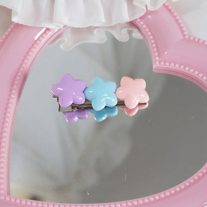 MaoJiang Handmade - Sweet Lolita Hair Pins Star Shape Multicolor