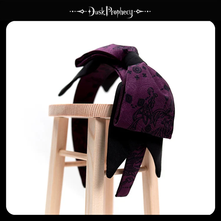 DuskProphecy - Coccyx - Elegant Lolita Hair Accessories Set Multicolors