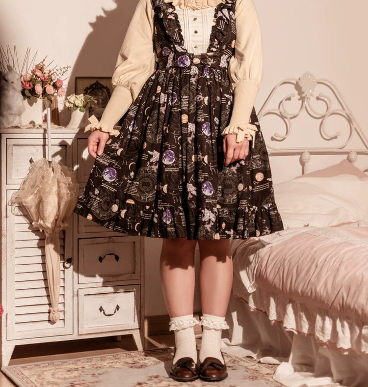 Miaoplus - Sweet Lolita Knit Sweater Long Sleeve Winter Lolita Top