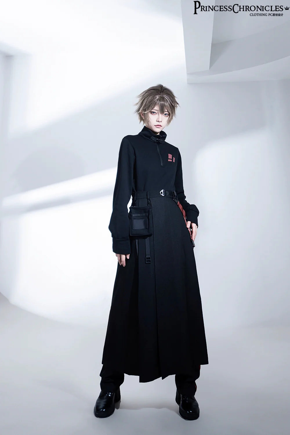 Princess Chronicles - Nameless Blade - Waste Soil Handsome Black Skirt