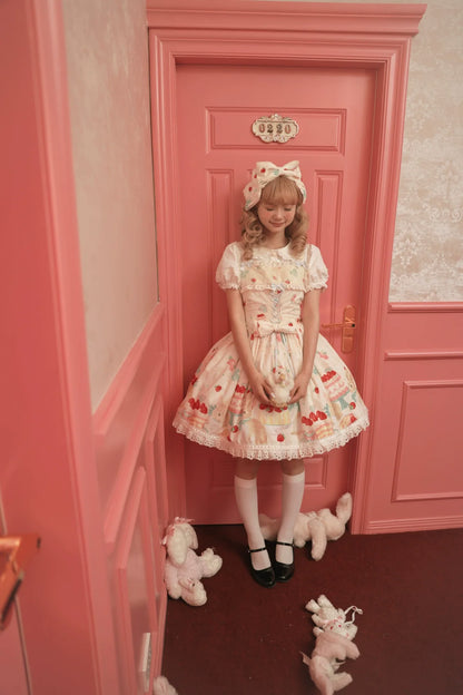 Dark Star Island - Honey Bunny Cake - Sweet Lolita JSK/OP/Strap SK/Shirt