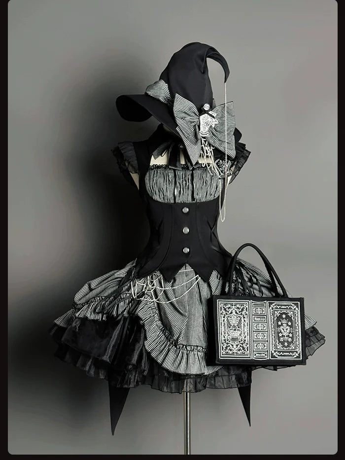 Alice Girl - Lolita Potion - Gothic Lolita Handbag Embroidered Lolita Black Bag