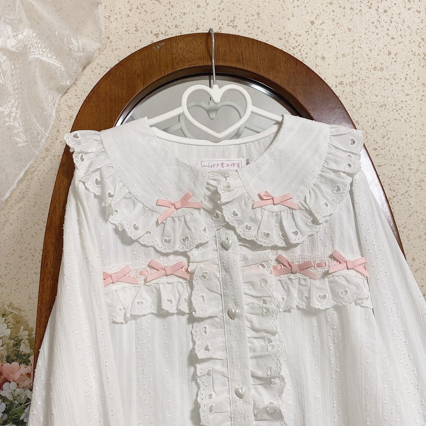 MIST - Sweet Lolita Blouse Doll Collar Multicolor