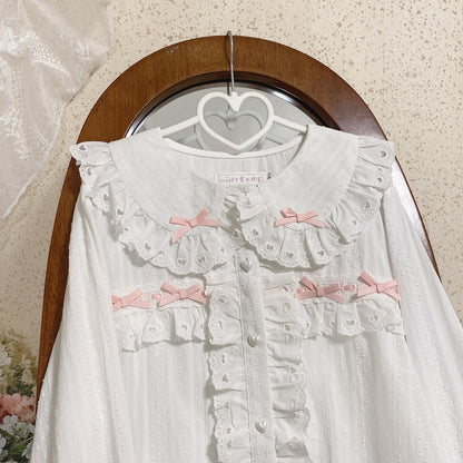 MIST - Sweet Lolita Blouse Doll Collar Multicolor