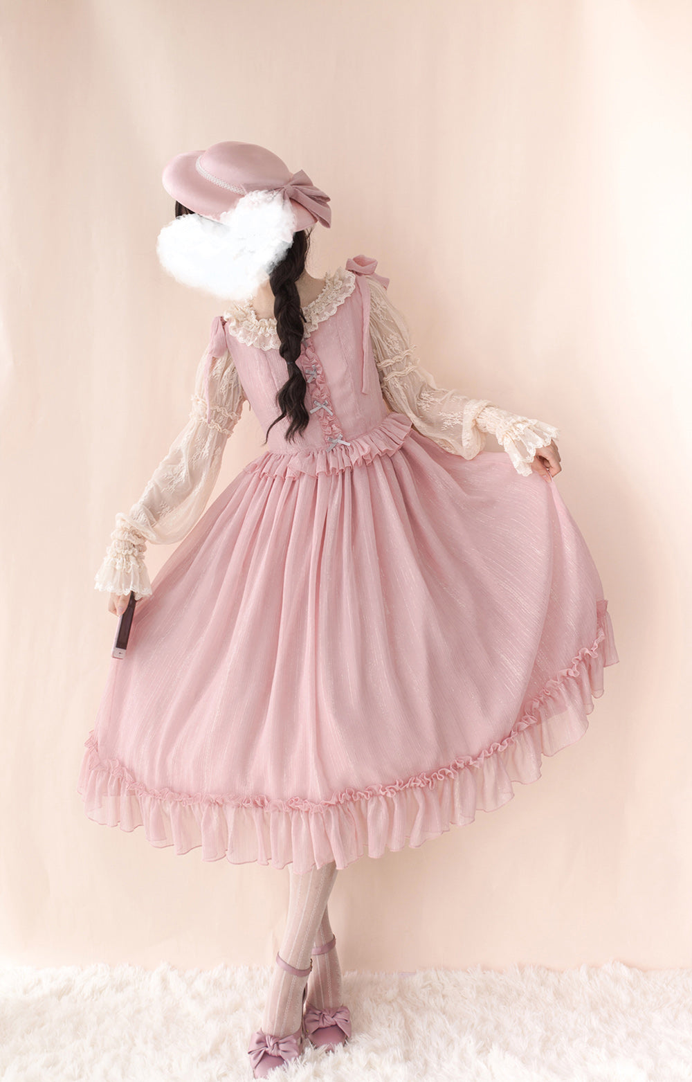 Miss point - Rhine Riverside - French Vintage Chiffon Lolita JSK