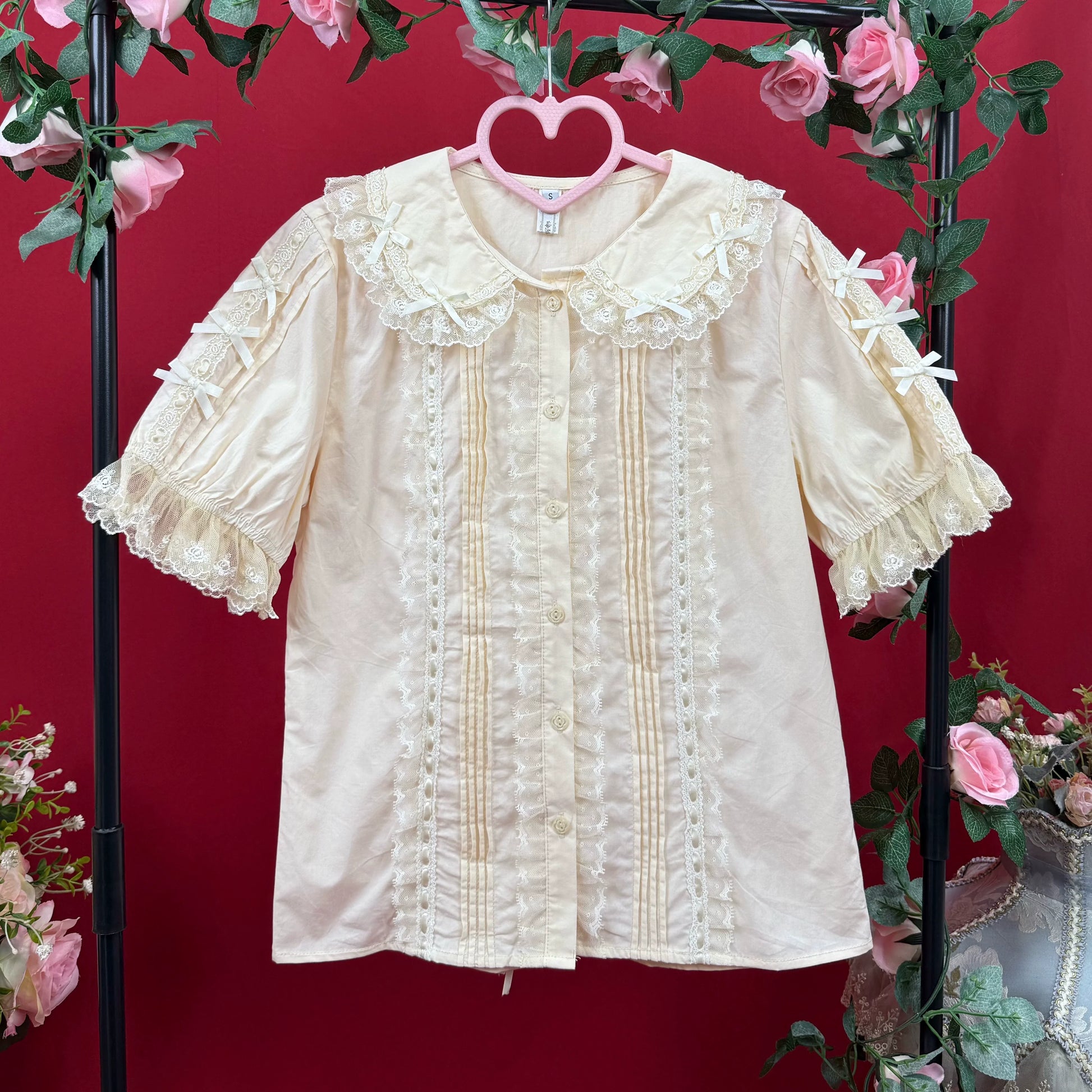 DMFS Lolita - Lanxin Shirt - Cotton Sweet Lolita Lace Blouse