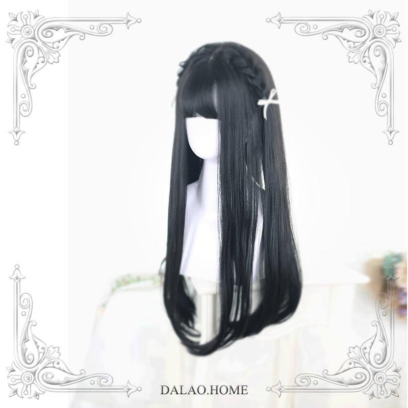 Dalao Home - Lolita JaneNye 65cm Straight Wig Black