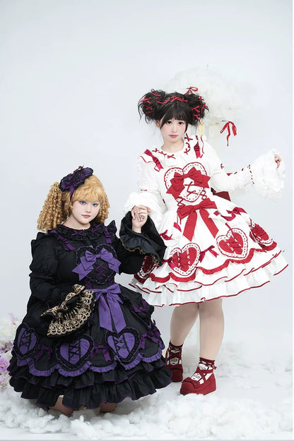 Chubby Cat Diary - Icing Sugar Gift Box - Plus Size Sweet Lolita JSK Dress Set