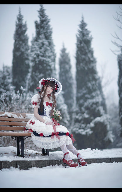 Youpairui - Snow White Sweet Lolita OP Dress