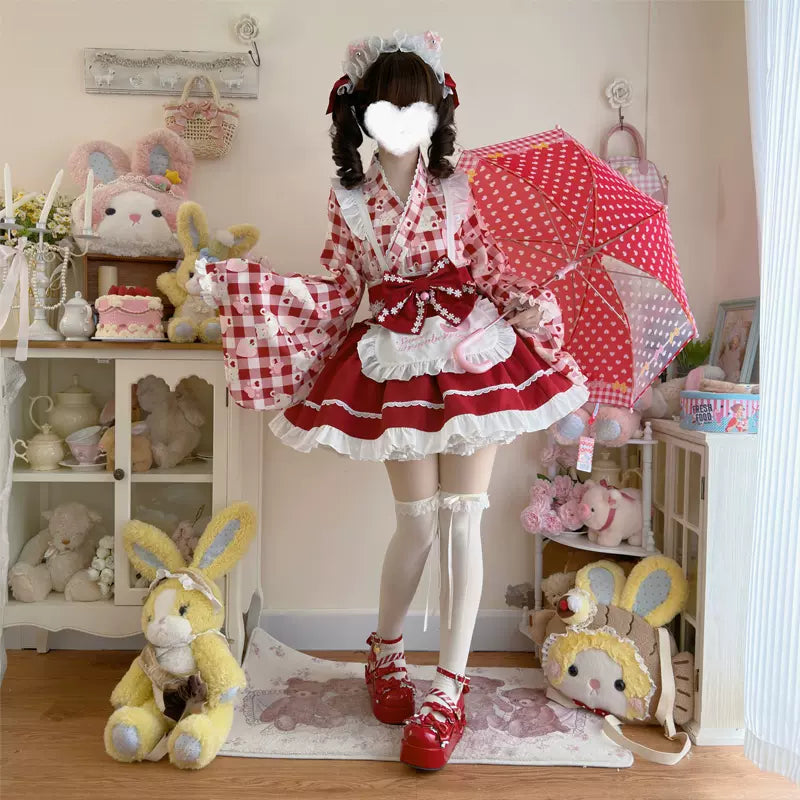 Hanguliang - Han Lolita OP Dress Japanese Style Dress for Summer Wear