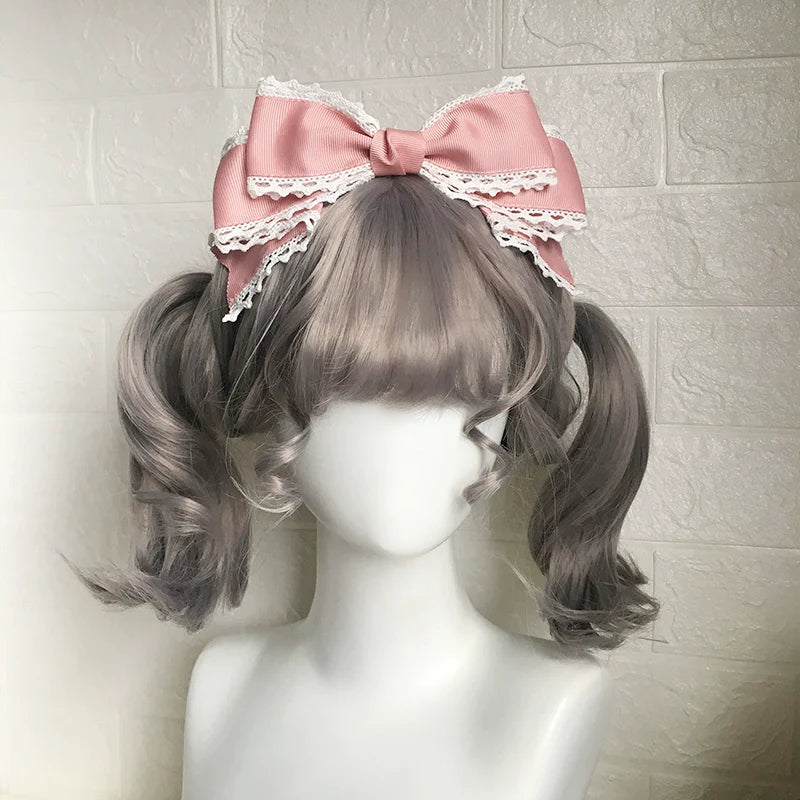 Qingyi Handmade - Sweet Lolita KC Multicolor Bow Lolita Headwear
