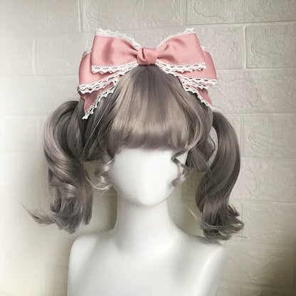Qingyi Handmade - Sweet Lolita KC Multicolor Bow Lolita Headwear