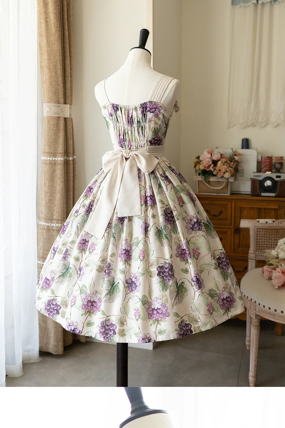Forest Wardrobe - Forest Holiday - Elegant Lolita Foral Print JSK Dress Multicolors