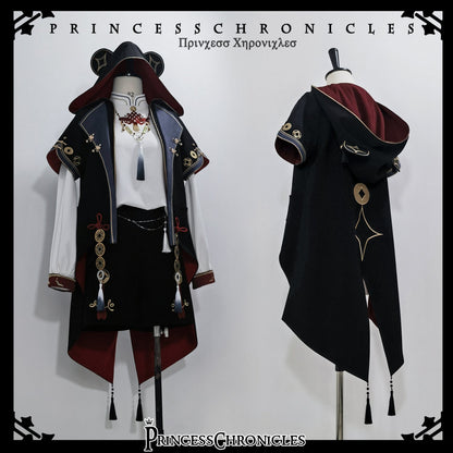 Princess Chronicles - Fortune and Treasure - Chinese Style Shorts Set with Cash Coins Details